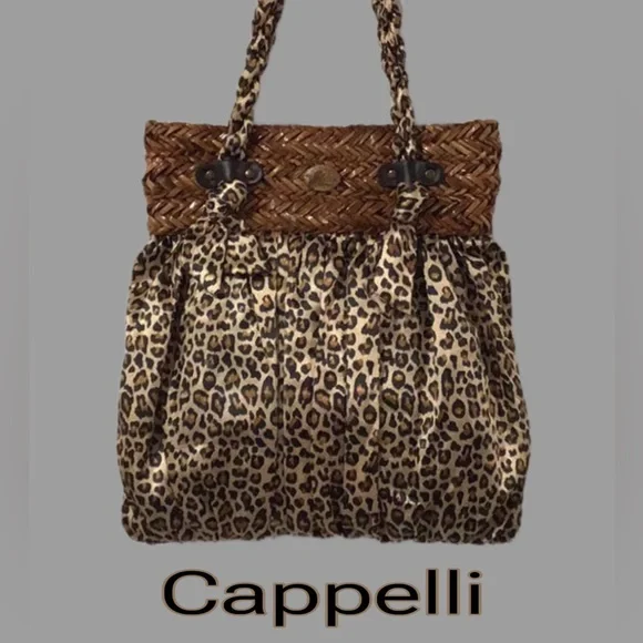Cappelli Straworld Bags Cappelli Straworld Boho Leopard Print